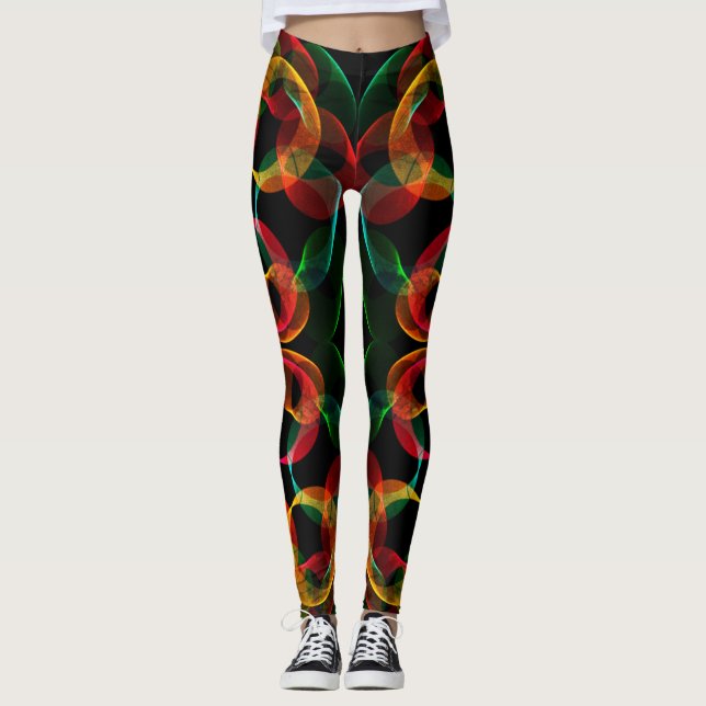 Abstract cells leggings (Front)