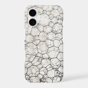 Abstract Cellular Geometric Grid iPhone Case