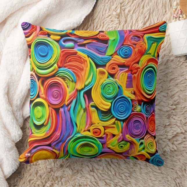Abstract Ceramic Joy Cushion (Blanket)
