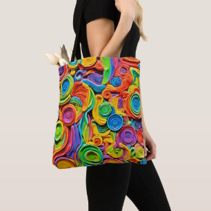 Abstract Ceramic Joy Tote Bag
