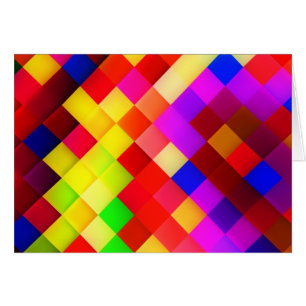 Abstract Ceramic Wall Tiles: Hyperactive Rainbow
