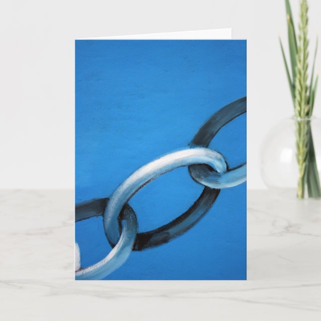 abstract chain card (Front)