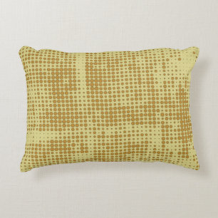 Abstract chaotic halfton. Texture of dots. Futuris Decorative Cushion
