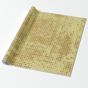 Abstract chaotic halfton. Texture of dots. Futuris Wrapping Paper