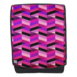 Abstract Chevron/Herringbone   Purples & Violet Backpack