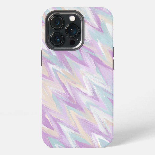 Abstract Chevrons iPhone Case (Back)