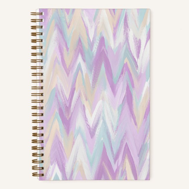 Abstract Chevrons Notebook (Front)