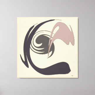 Abstract Chic: Coffee Dream Canvas Print