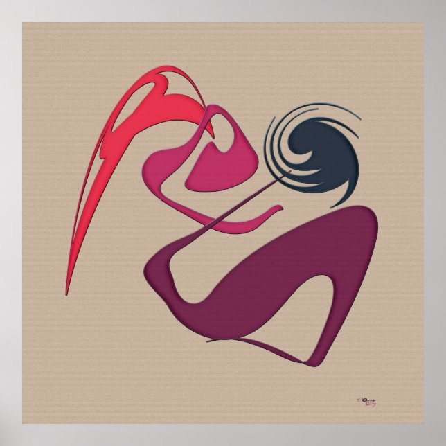 Abstract Chic: Comfort Zone Poster (Front)