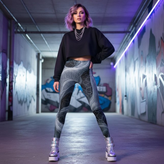  Abstract Chic Leggings (Creator Uploaded)