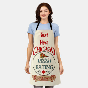 Abstract Chicago Design add text, Apron