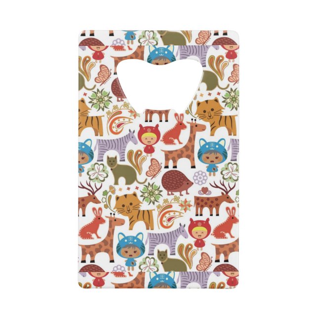 Abstract Child and Animals Pattern (Front)