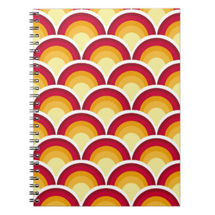 Abstract chinese, japanese scaly skin mythical fa notebook