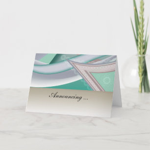 Abstract Chocolate  Mint Announcement