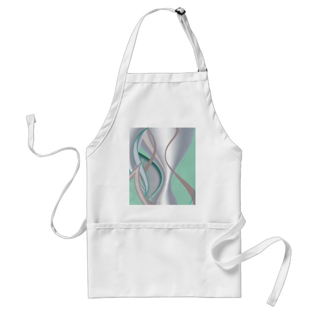 Abstract Chocolate Mint Tornado Standard Apron (Front)