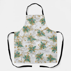 Abstract Christmas Art Apron