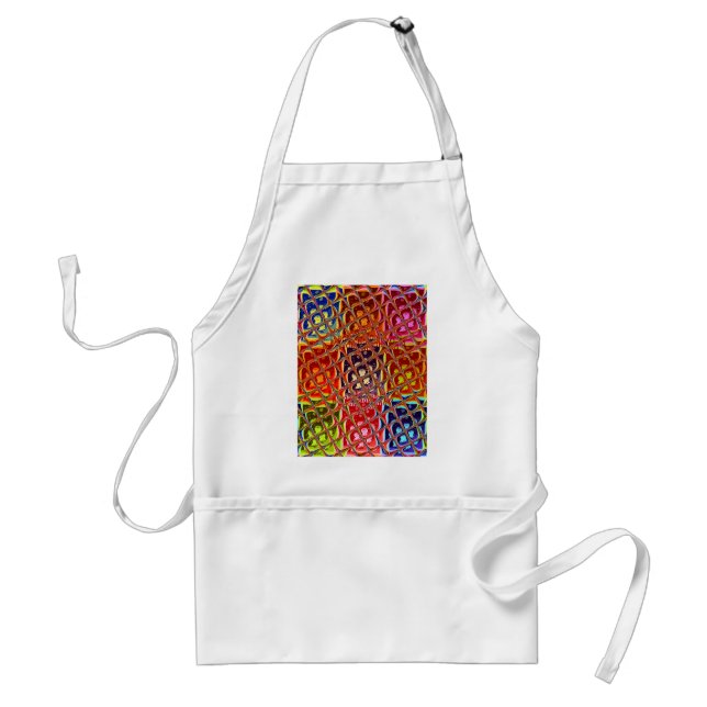 Abstract Christmas Colours Collection. Standard Apron (Front)