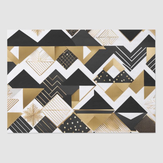 abstract christmas diamonds tissue paper (Front)