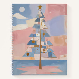 Abstract Christmas Geometry Notebook
