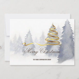 Abstract Christmas Tree /Business Invitation