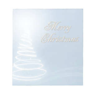Abstract Christmas Tree Notepad
