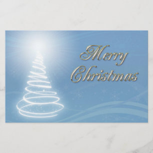 Abstract Christmas Tree Stationery