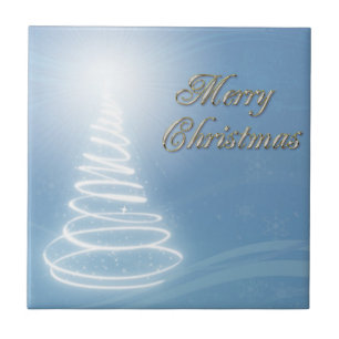 Abstract Christmas Tree Tile