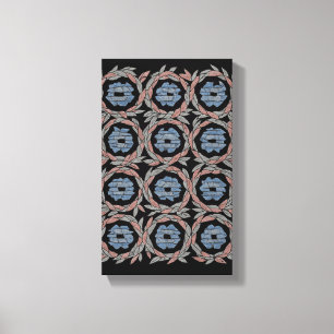 Abstract Chroma Bloom Canvas Print