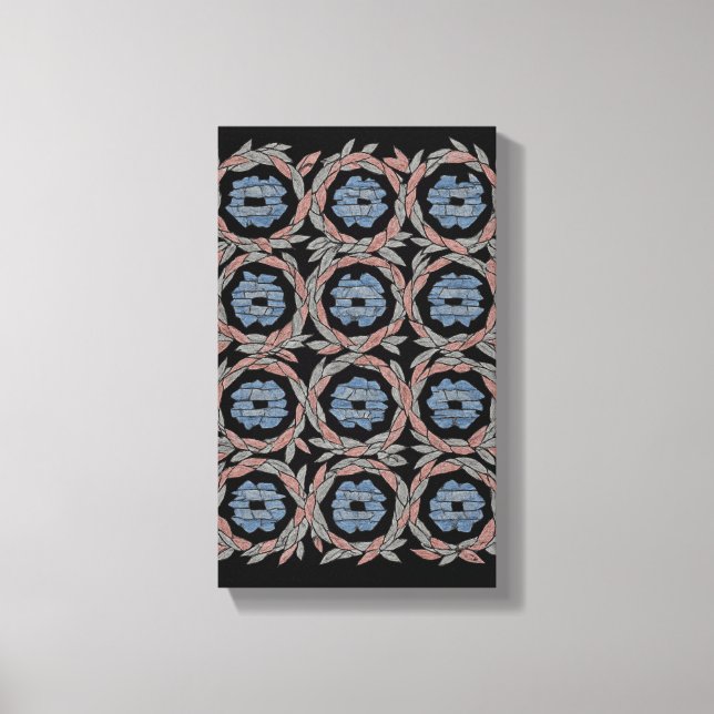 Abstract Chroma Bloom Canvas Print (Front)