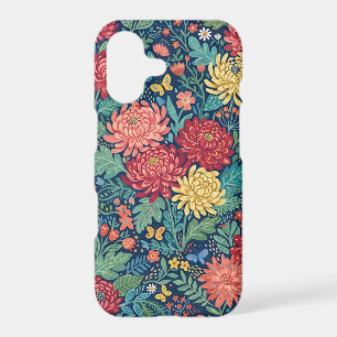 Abstract Chrysanthemums Butterflies iPhone Cases