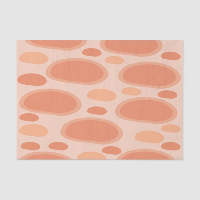 Abstract Circle Art  Tissue Paper (Front)