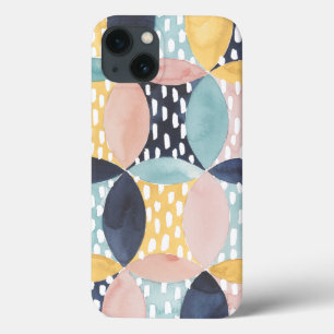 Abstract Circle Pattern iPhone 13 Case