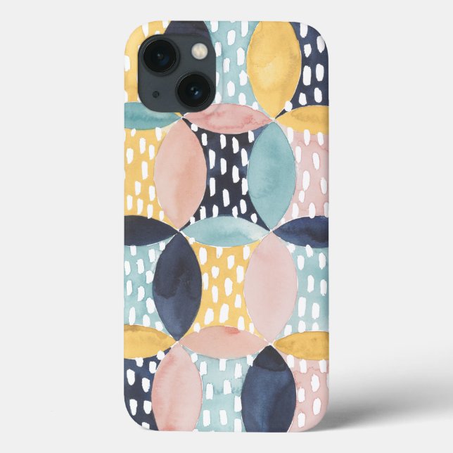 Abstract Circle Pattern Case-Mate iPhone Case (Back)