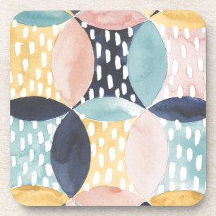 Abstract Circle Pattern Coaster