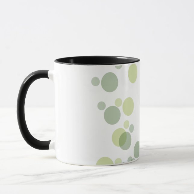 Abstract Circle Pattern Mug (Left)