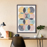 Abstract Circle Pattern Poster<br><div class="desc">Abstract Circle Pattern . Artist: Grace Popp. Image ID: 150359D.</div>