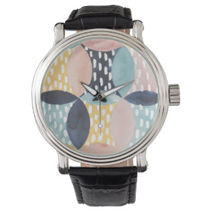 Abstract Circle Pattern Watch