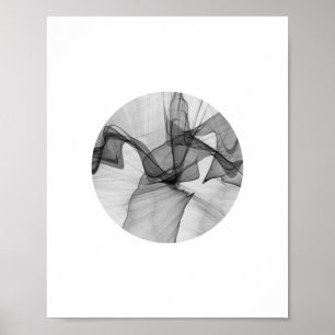 Abstract Circle Poster   8x10