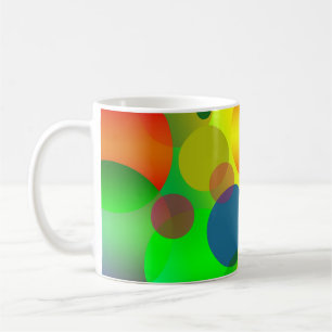 ABSTRACT CIRCLES COFFEE MUG