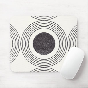 Abstract circles composition mouse mat