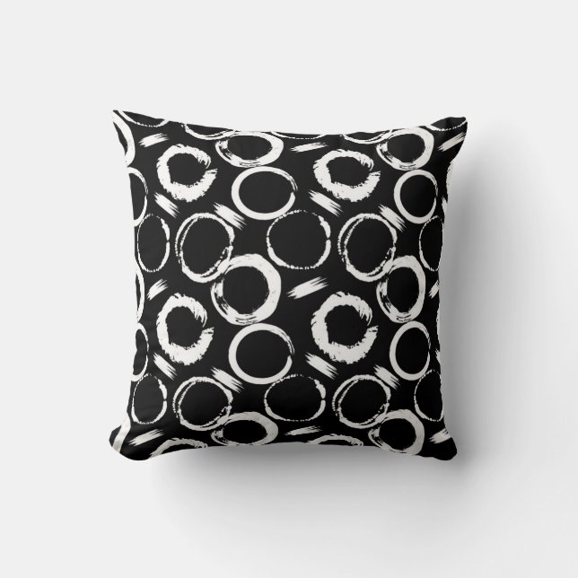 Abstract Circles Cushion (Front)