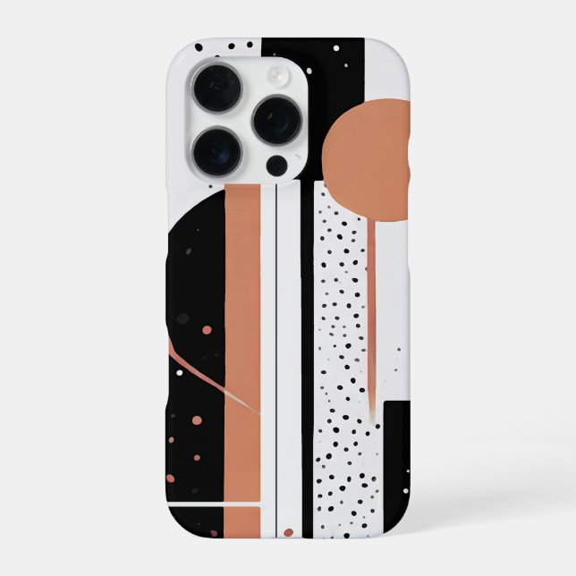 abstract circles iPhone case (Back)
