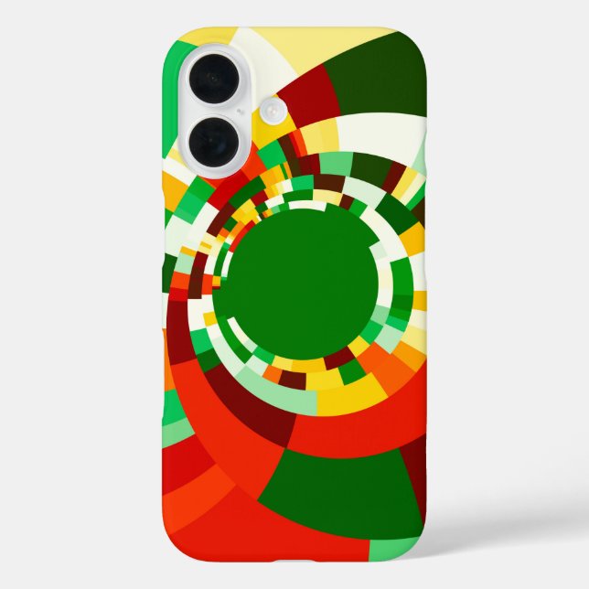 Abstract circles pattern Case-Mate iPhone case (Back)