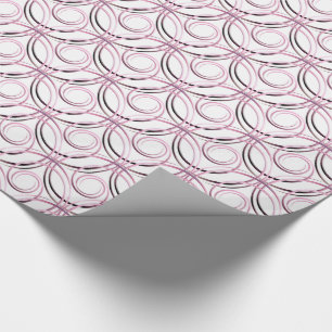 Abstract circles pattern wrapping paper