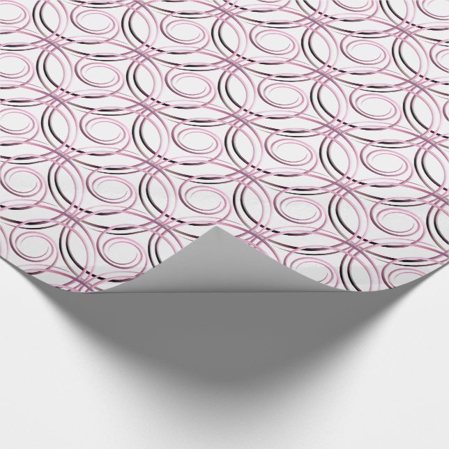 Abstract circles pattern wrapping paper (Corner)