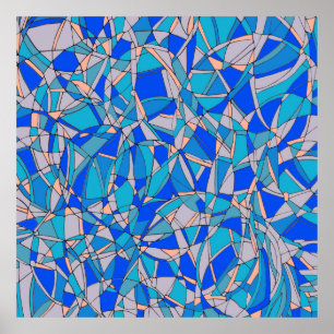 Abstract Circles Poster