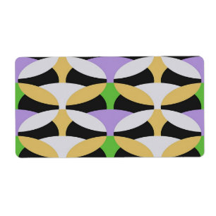 abstract circles print