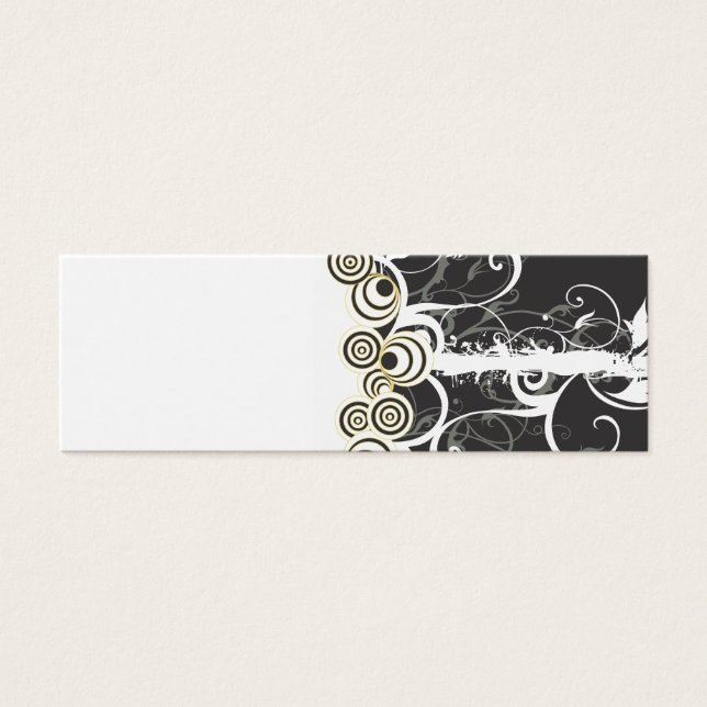 Abstract circles Profile Card (Front)