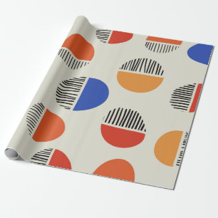 Abstract circles seamless pattern,background with wrapping paper