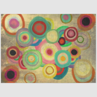 Abstract Circles Tissue Paper